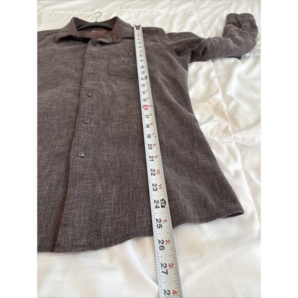 KÜHL 5 Panel Russet Brown Soft Waffle Textured Button Down Shirt Men’s S - Picture 13 of 13
